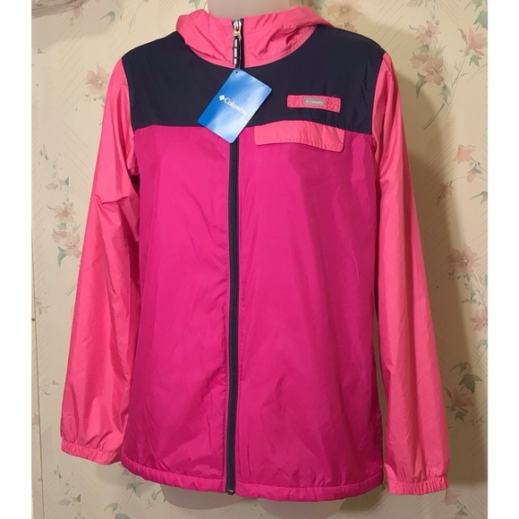 Columbia Pink Windbreaker Jacket - Picture 3 of 4
